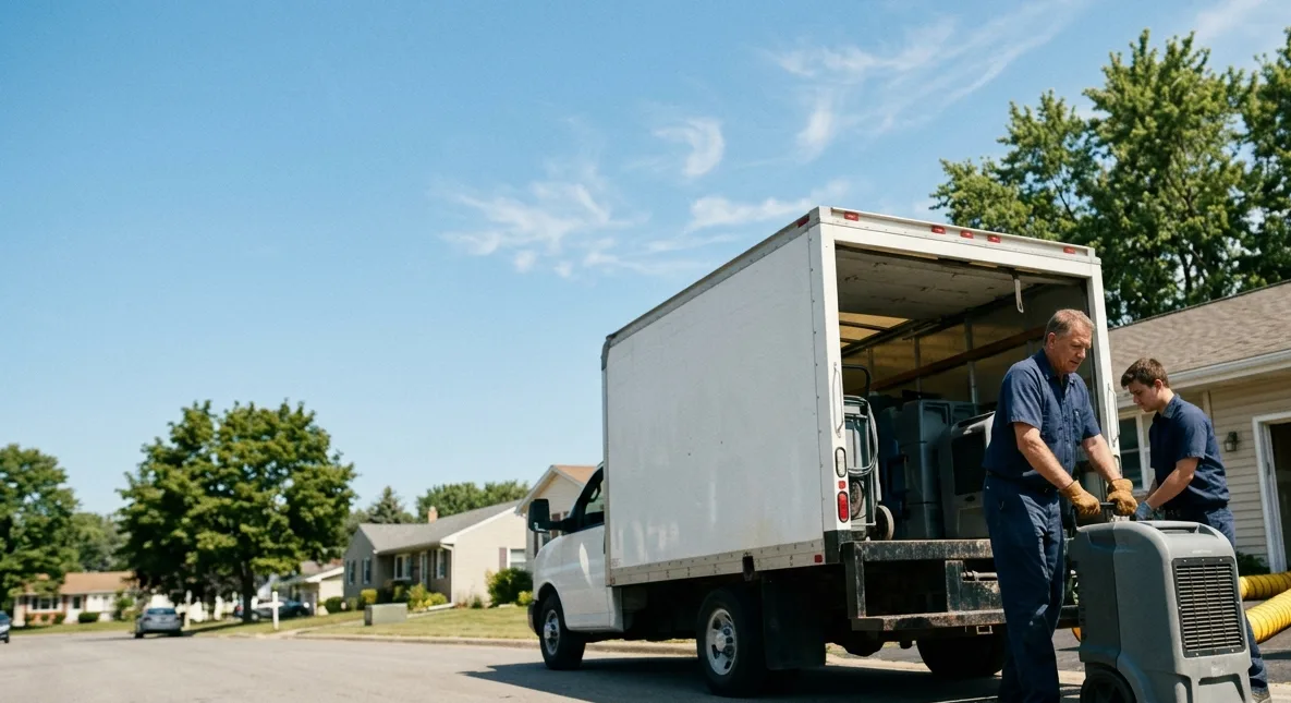 Water Damage Cleanup in Shelburn, IN near me